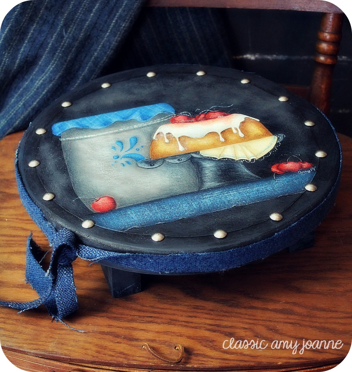 denim and cherry cake 2