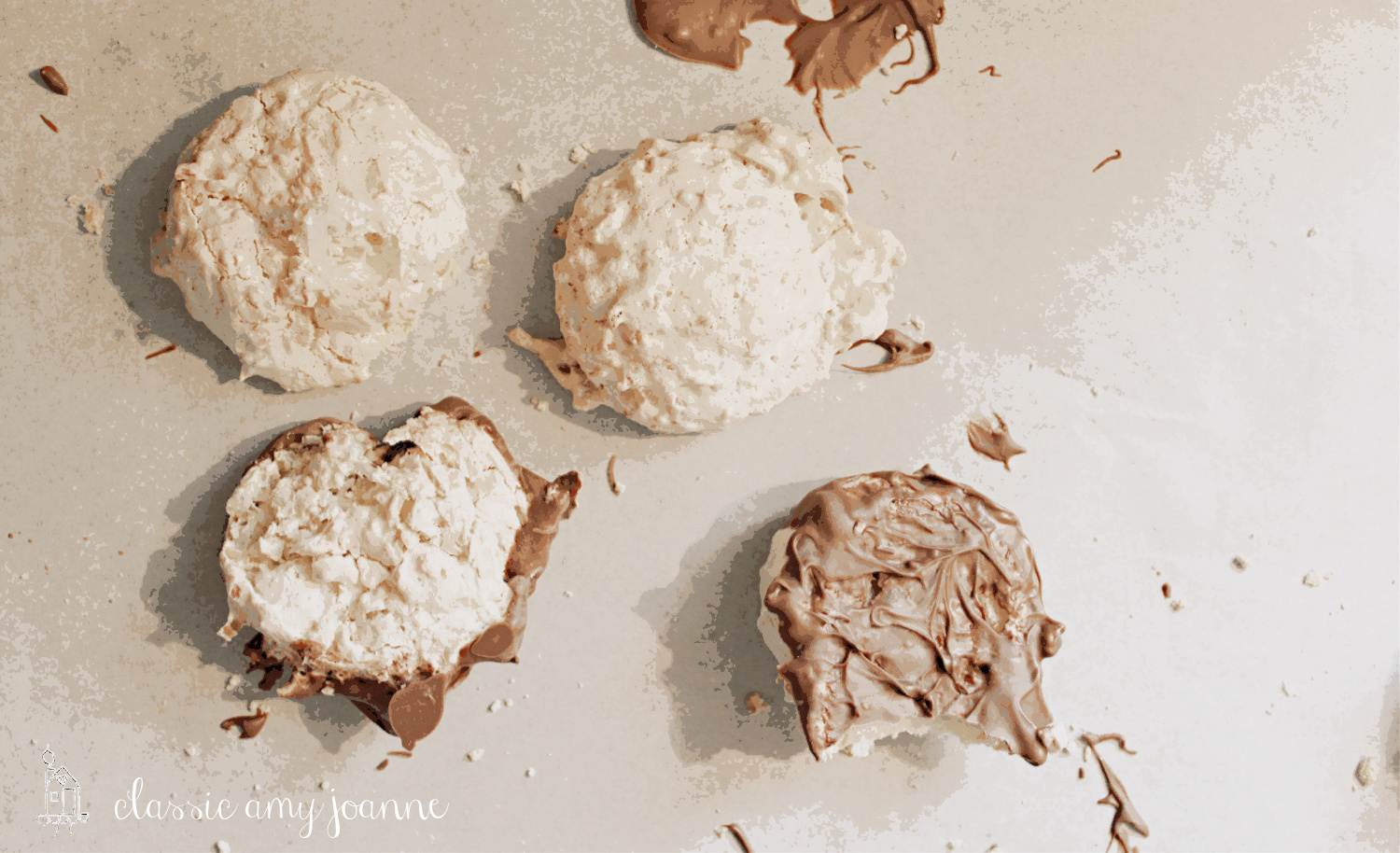 Manicotti and Macaroons, Improvised.